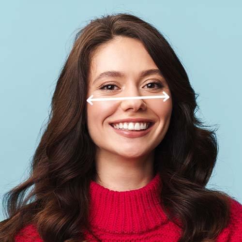 Poskipäiden mittaus aurinkolaseja varten