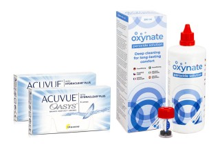Acuvue Oasys (12 linssiä) + Oxynate Peroxide 380 ml kotelolla