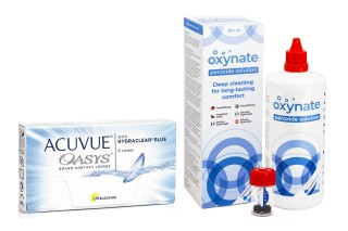 Acuvue Oasys (6 linssiä) + Oxynate Peroxide 380 ml kotelolla