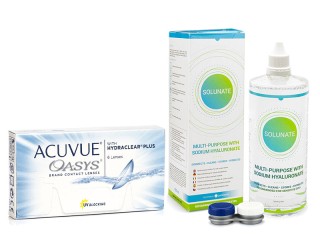 Acuvue Oasys (6 linssiä) + Solunate Multi-Purpose 400 ml