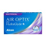 Air Optix Plus Hydraglyde Multifocal (6 linssiä) + Solunate Multi-Purpose 400 ml kotelolla 39467