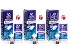 AOSEPT PLUS Hydraglyde 3 x 360 ml koteloilla