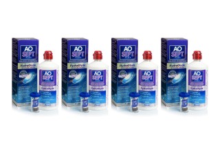 AOSEPT PLUS med Hydraglyde 4 x 360 ml med linsetui
