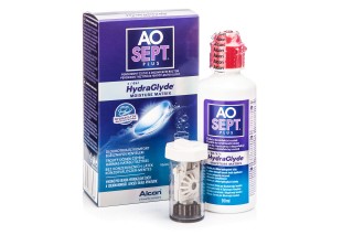 AOSEPT PLUS med Hydraglyde 90 ml med linsetui