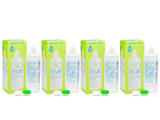 Biotrue Multi-Purpose 4 x 300 ml linssikoteloilla
