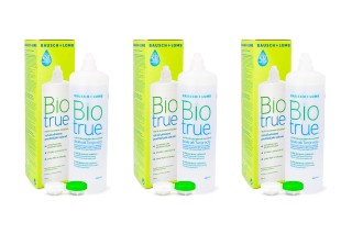 Biotrue Multi-Purpose 3 x 480 ml linssikoteloilla