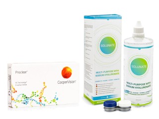 Proclear Compatibles Sphere CooperVision (6 linssiä) + Solunate Multi-Purpose 400 ml kotelolla