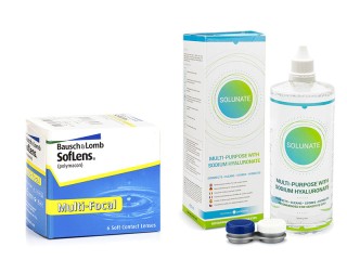 SofLens Multi-Focal (6 linssiä) + Solunate Multi-Purpose 400 ml linssikotelolla